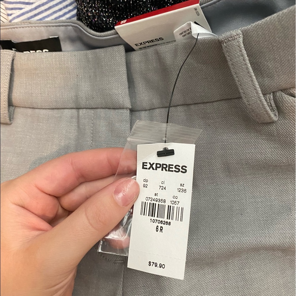 Express light grey work pants